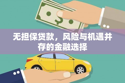 营口无担保贷款，风险与机遇并存的金融选择