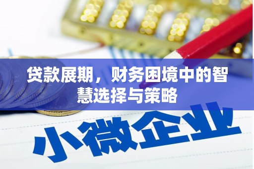 新都贷款展期，财务困境中的智慧选择与策略