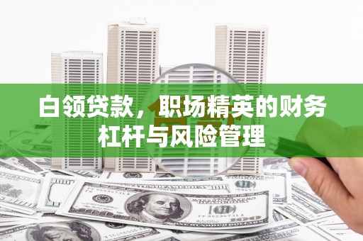 凤凰白领贷款，职场精英的财务杠杆与风险管理