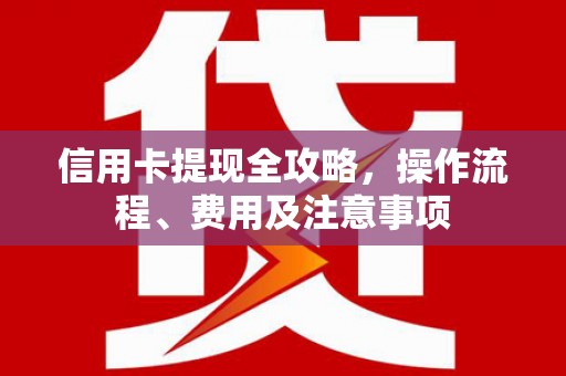 沙湾信用卡提现全攻略，操作流程、费用及注意事项