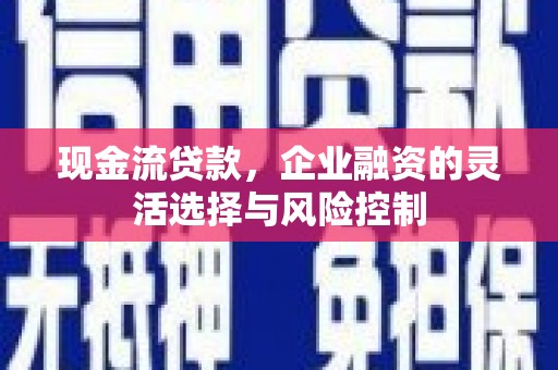 万载现金流贷款，企业融资的灵活选择与风险控制