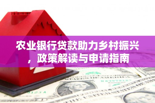 临西农业银行贷款助力乡村振兴，政策解读与申请指南