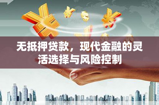 顺平无抵押贷款，现代金融的灵活选择与风险控制