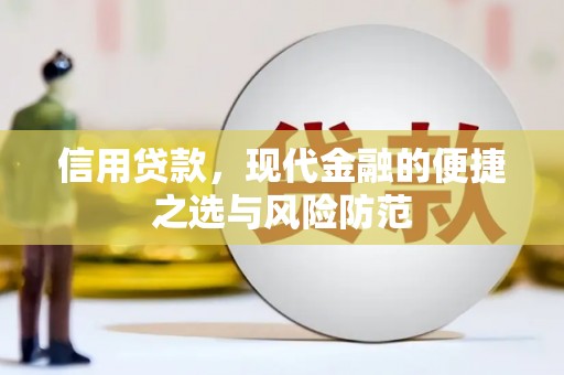 山海关信用贷款，现代金融的便捷之选与风险防范