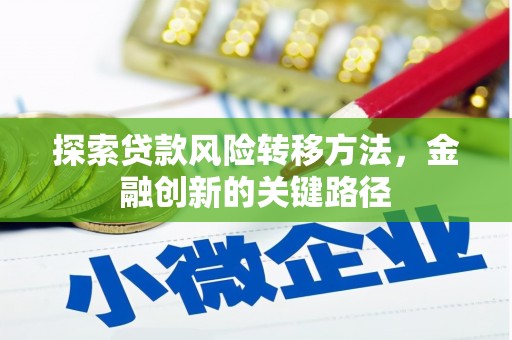 苏尼特右旗探索贷款风险转移方法，金融创新的关键路径