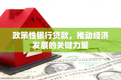 秦汉政策性银行贷款，推动经济发展的关键力量