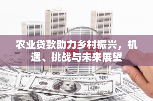 富源农业贷款助力乡村振兴，机遇、挑战与未来展望