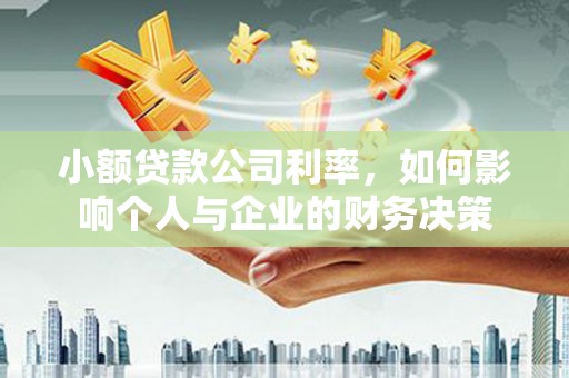 洛阳小额贷款公司利率，如何影响个人与企业的财务决策