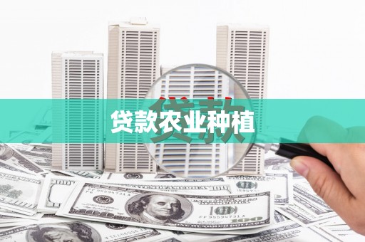 江城贷款农业种植