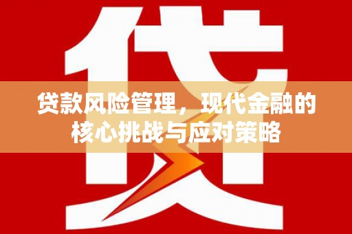 沧县贷款风险管理，现代金融的核心挑战与应对策略
